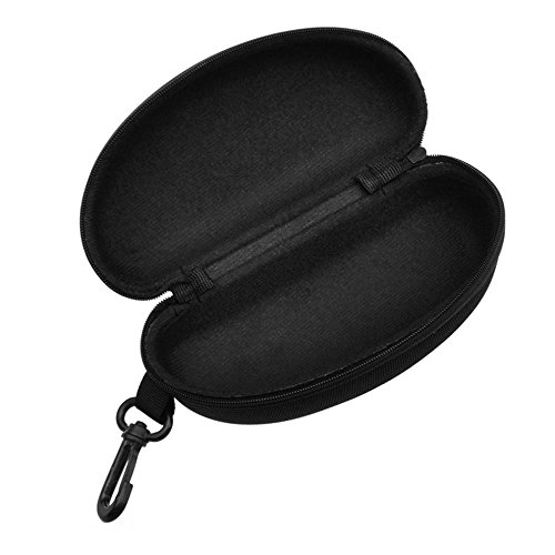 3 PACK Portable Waterproof Sunglasses Eyeglasses Case Zipper Hard Shell ...